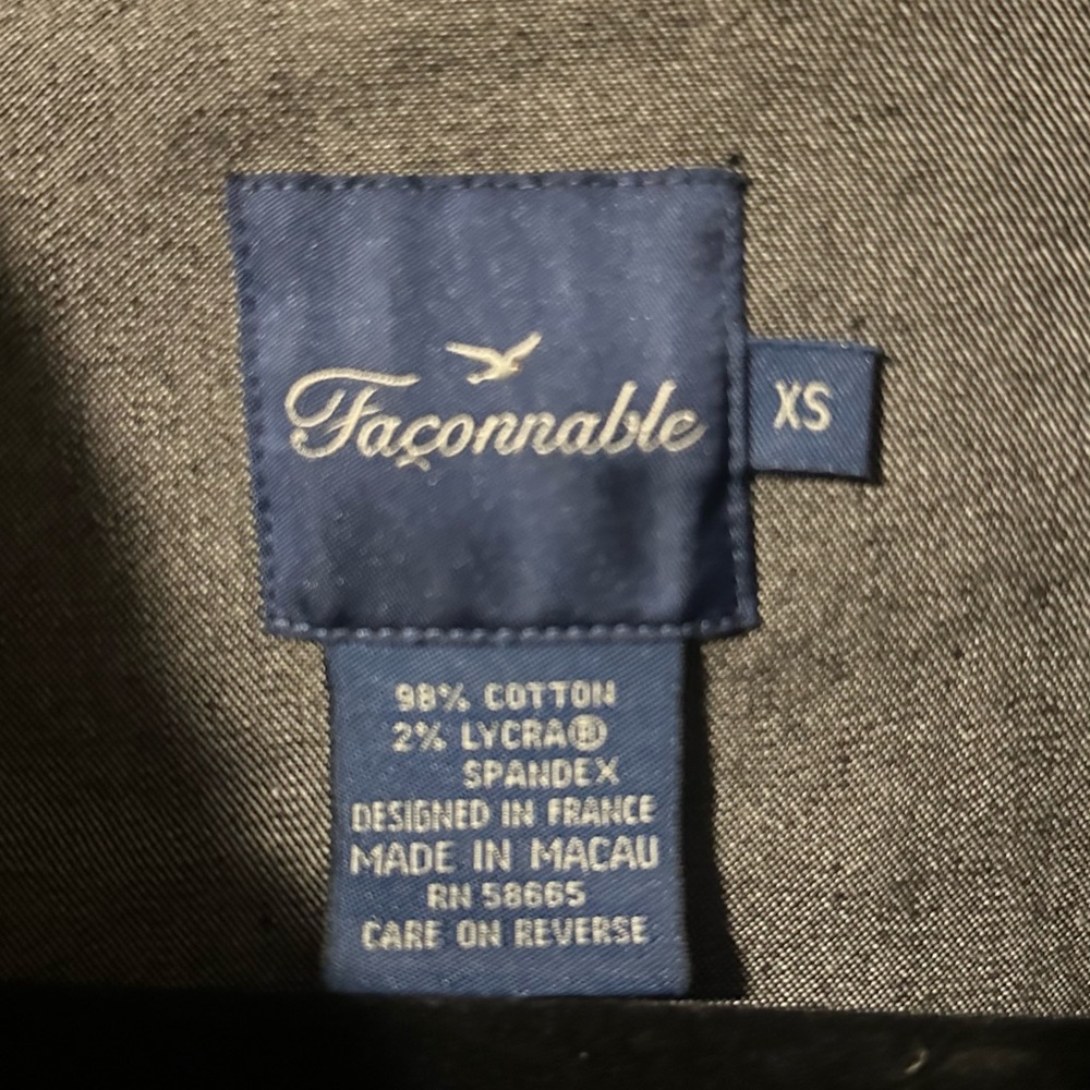 Faconnable Dark Denim Jean Jacket - Picture 2 of 8